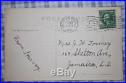 1 Cent US Postage Stamp, George Washington, with Postcard