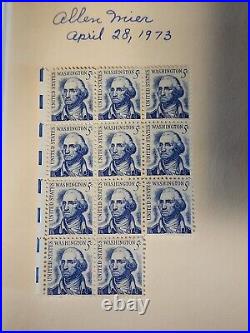 (11) GEORGE WASHINGTON 5 CENT BLUE UNITED STATES POSTAGE STAMP. Unused. MINT