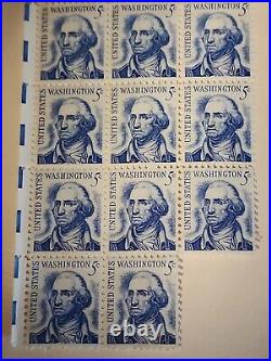 (11) GEORGE WASHINGTON 5 CENT BLUE UNITED STATES POSTAGE STAMP. Unused. MINT