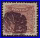 113 (2c Pictorial) A GEM with BIG MARGINS & RARE LEAF FANCY CANCEL