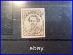 12 USA LOCAL POST STAMPS FLOYD'S PENNY POST. 1843- one Canceled on Piece 12 USA LOCAL POST STAMPS FLOYD'S PENNY POST. 1843- one Canceled on Piece
