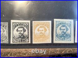 12 USA LOCAL POST STAMPS FLOYD'S PENNY POST. 1843- one Canceled on Piece 12 USA LOCAL POST STAMPS FLOYD'S PENNY POST. 1843- one Canceled on Piece