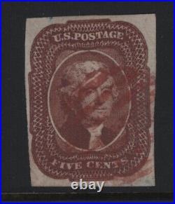 12 VF+ used neat red cancel with nice color cv $ 800! See pic