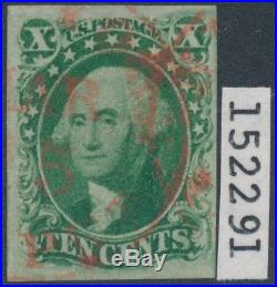 #15 Vf+ Used Red Cancel With Pf Cert CV $185 Bt7343
