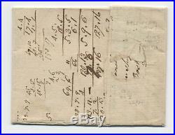 1764 Boston MA ship stampless from London UK to Newport RI 4.16 rate 45.1