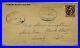 1800’s WELLESLEY HILLS MASSACHUSETTS COVER TO CALIFORNIA WITH OVAL CANCEL