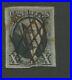 1847 United States George Washington Postage Stamp #2 Used Pen Cancel