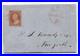 1851 Boston MA #10 folded letter magenta small paid grid first month 45.509 1851 Boston MA #10 folded letter magenta small paid grid first month 45.509