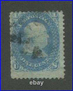 1867 United States Postage Stamp #86 Used Faded Postal Cancel