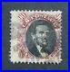 1869 USA stamp. 90c Lincoln, with grill. SC122. SG124. Good, used