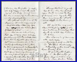 1870 P. T. Barnum Handwritten and Signed Letter Best Traveling Show on Earth