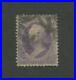 1870 United States 24 Cent Postage Stamp #153 Used Very Fine Faded Postal Cancel
