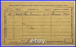 1883 Moore's Flat (gold Mining Town) California Postal History Package Receipt
