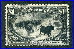 1898 U. S. Scott #292 One Dollar Trans-Mississippi Expo Stamp Used
