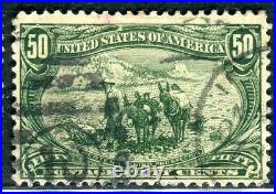 1898 United States Stamps 50 Cents Trans Mississippi Scott #291 USA 12