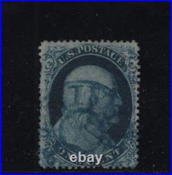 19 VF RARE used neat blue cancel PSE cert nice color cv $ 10000! See pic