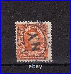 1902 US Stamp # 310 50 ¢ Thomas Jefferson Pref 12 N. Y Cancelled Lot 511