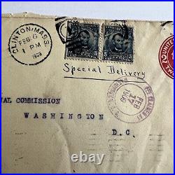 1909 Us Cover To Isthmian Canal Commission Nice Special Delivery Backstamp