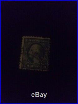 1912 1922 GREEN George Washington Bullseye RARE One 1 Cent Stamp
