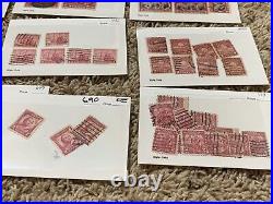 1920's 1930's RED STAMP COLLECTION IN GLASSINES SCARCE SELECTION LOT