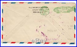 1929 US Graf Zeppelin LZ127 Cover, Round the World Flight, Si28D UC1 Stationary