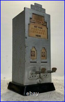 1930s Art Deco Postage Stamp Dispenser Machine Shipman MFG Co. Los Angeles CA