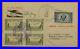 1936 ROCKET MAIL GREENWOOD LAKE NY BLOCK STAMPS 5 FLOWN EZ# 8C1a EX AL BARNES