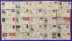 1940's 70's AIRMAIL COVERS POSTAL CARD STAMPS FDC's RARE CACHETS INCLUDED
