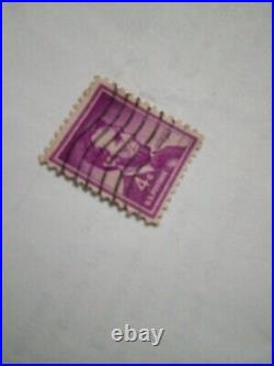 1954 Abraham Lincoln 4 cent postage stamp
