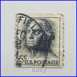 1962 George Washington 5 Cent Stamp Blue/Gray (Rare)