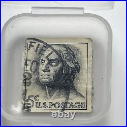 1962 George Washington 5 Cent Stamp Blue/Gray (Rare)