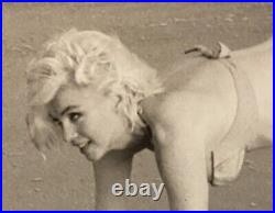 1962 Marilyn Monroe Original photograph George Barris Stamped Beach Bikini