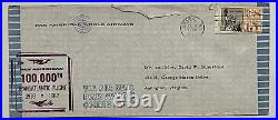 1962 Pan American 100,000 Transatlantic Flight With Frankfurt Germany Backstamp
