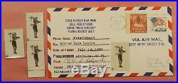 1963 Rocket Mail Flown Cover Bell Buck Rogers Rocket Belt Ez#54c1 Ex Al Barnes