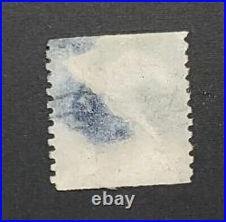 1967 United States Postage George Washington Shaven Blue 5 Cent Vintage Stamp #2