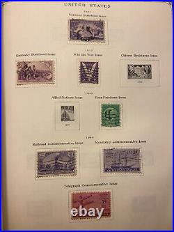 1971 Scott's Minuteman Album For United States Stamps With 540 Stamps 1883-1967