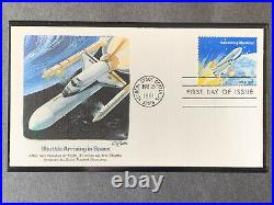 1981 Fdc Sweepstakes 5th Place Prize Space Shuttle First Day Cover With Letter