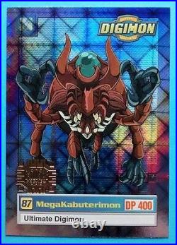 1999 Digimon Exclusive Preview Series #1 GOLD STAMP Holo Set U1-U8 NM/MT