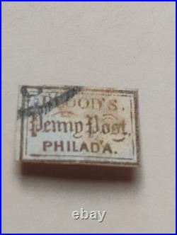 19th century u. S. Postage stamps Postmaster Provisional with 8 Collectable Locals