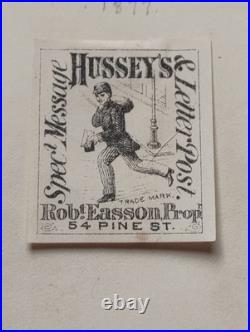 19th century u. S. Postage stamps Postmaster Provisional with 8 Collectable Locals