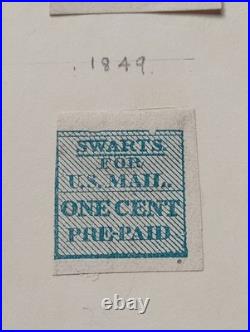 19th century u. S. Postage stamps Postmaster Provisional with 8 Collectable Locals