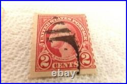 2-CENT George Washington Red Stamp Perf. USED VF/EXC