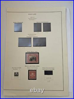 2 Vintage United States 2 Cent Stamps Scott #651 And #655 Album Page