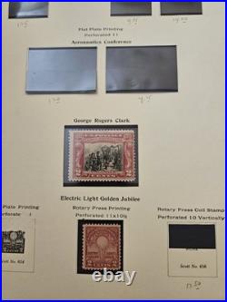 2 Vintage United States 2 Cent Stamps Scott #651 And #655 Album Page