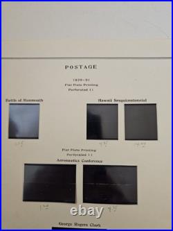 2 Vintage United States 2 Cent Stamps Scott #651 And #655 Album Page