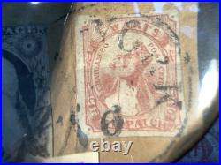 20 USA LOCAL STAMPS SWARTS PENNY POST. 1843- with Genuine +#11 Tied on Piece 20 USA LOCAL STAMPS SWARTS PENNY POST. 1843- with Genuine +#11 Tied on Piece