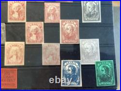 20 USA LOCAL STAMPS SWARTS PENNY POST. 1843- with Genuine +#11 Tied on Piece 20 USA LOCAL STAMPS SWARTS PENNY POST. 1843- with Genuine +#11 Tied on Piece