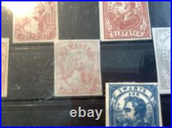 20 USA LOCAL STAMPS SWARTS PENNY POST. 1843- with Genuine +#11 Tied on Piece 20 USA LOCAL STAMPS SWARTS PENNY POST. 1843- with Genuine +#11 Tied on Piece