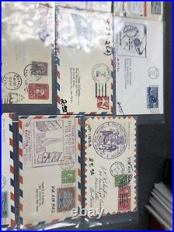 20 plus flight Covers From 1939's 1960's