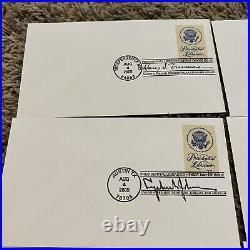 2005 Presidential Libraries Fdc Covers Lot Of 13 Different Presidents